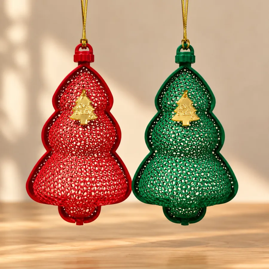 Enfeite de Natal Árvore Vazado – Decoração Natalina 3D