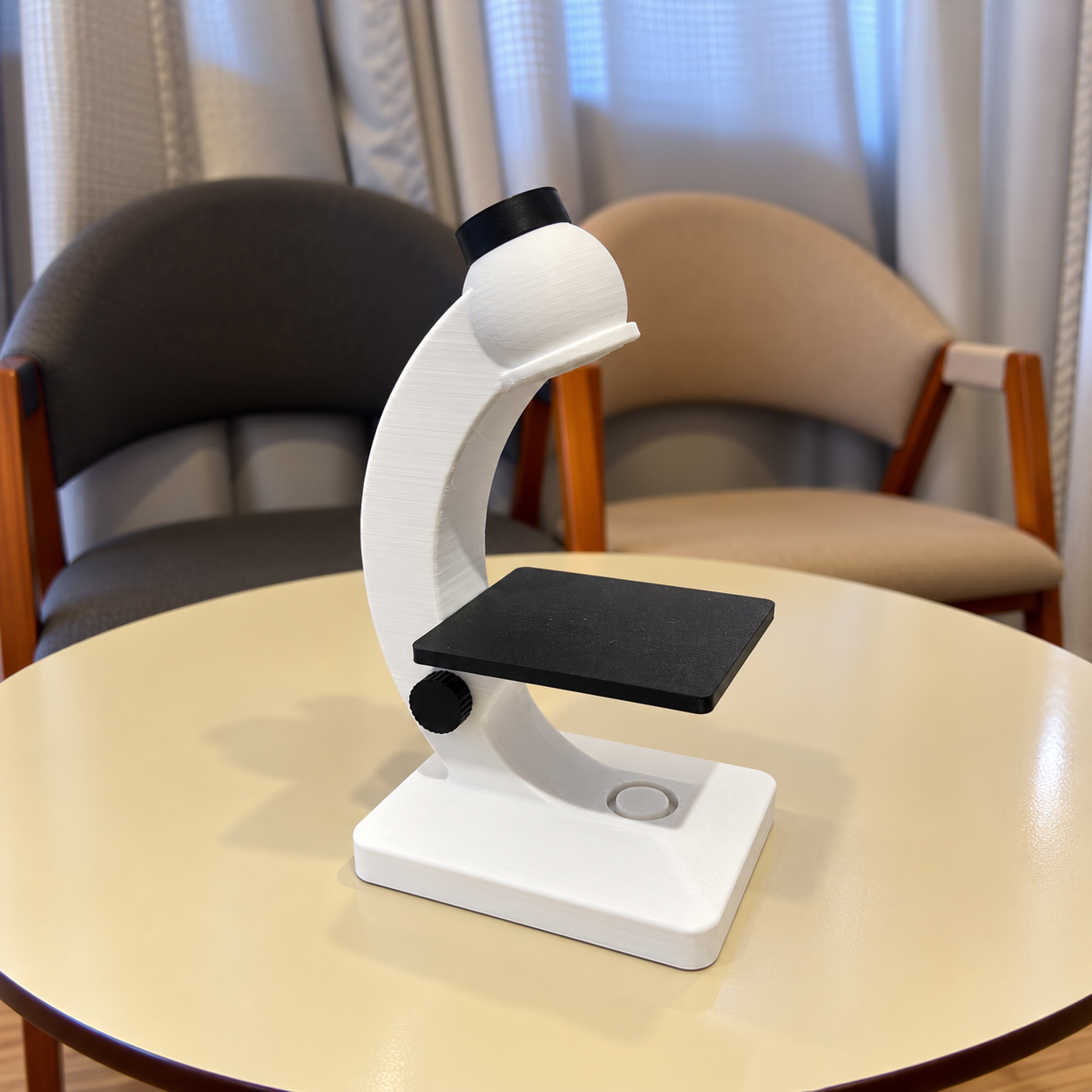 Porta-Canetas Microscópio | Organizador de Mesa Decorativo em Impressão 3D — foto 2